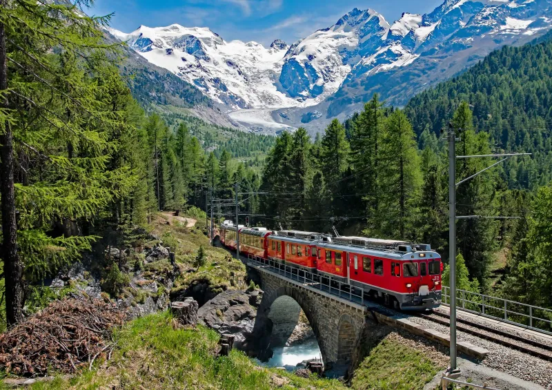 Bernina Ekspress Ve Goldenpass İle Alplerin İzinde Avrupa Masalı Turu Sunekspress İle Sömestir Özel / 7 Gece Otel Konaklamalı / Adana Çıkışlı / 2027